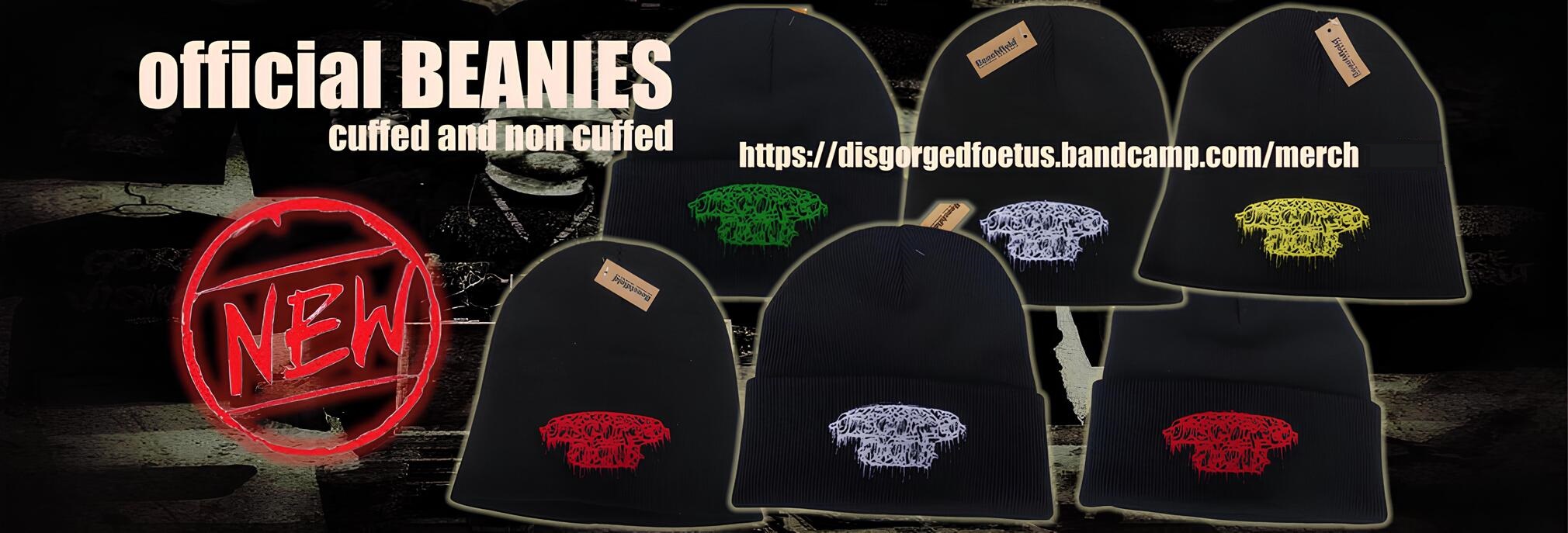 DISGORGED FOETUS new beanies